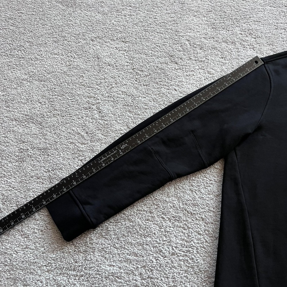 Armani Exchange Icon Logo Sweatshirt Mens XL Black Fleece Crewneck Pullover - Picture 14 of 15